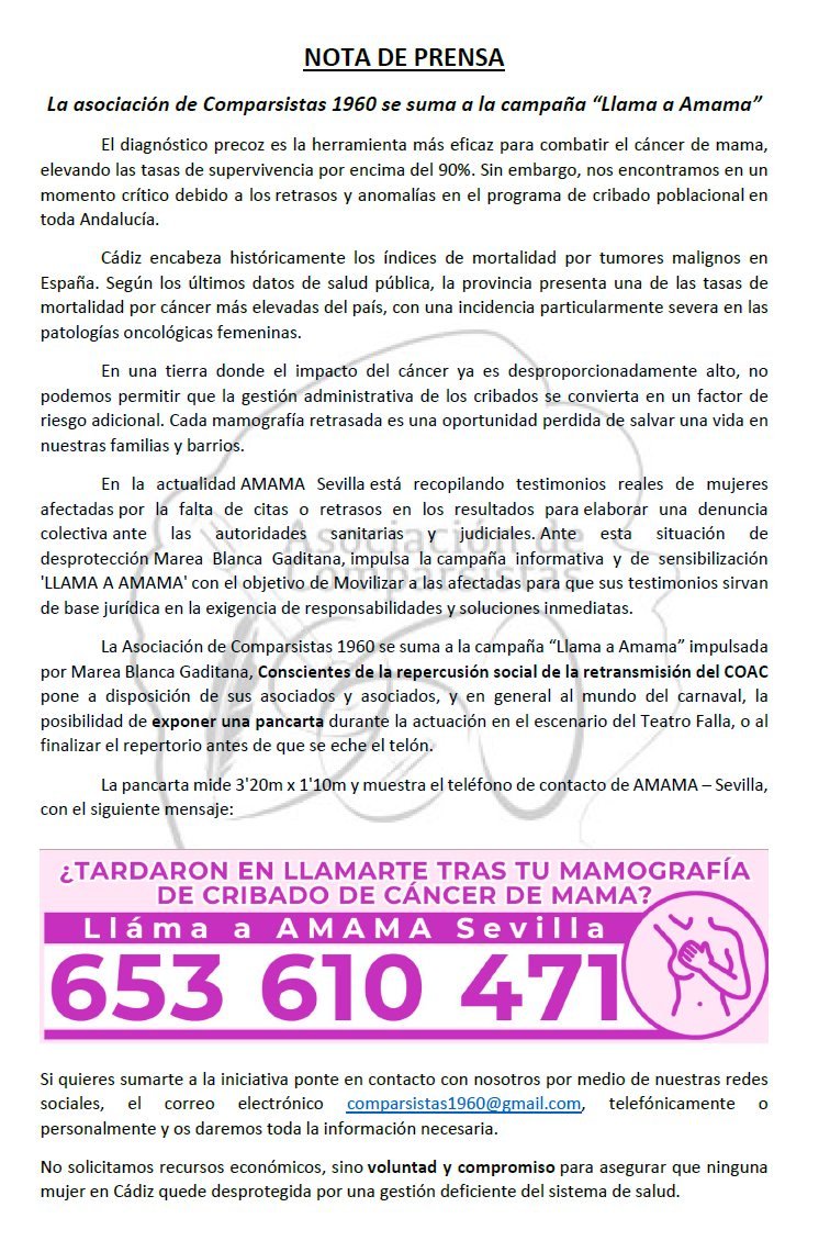 Asociación De Comparsistas 1960 tweet media