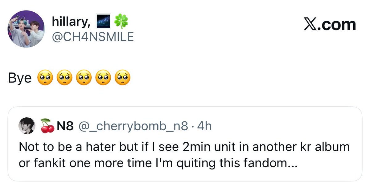 CH4NSMILE's tweet photo. Bro 🥀🥀🥀🥀🥀🥀 https://t.co/t9SjUARiPT