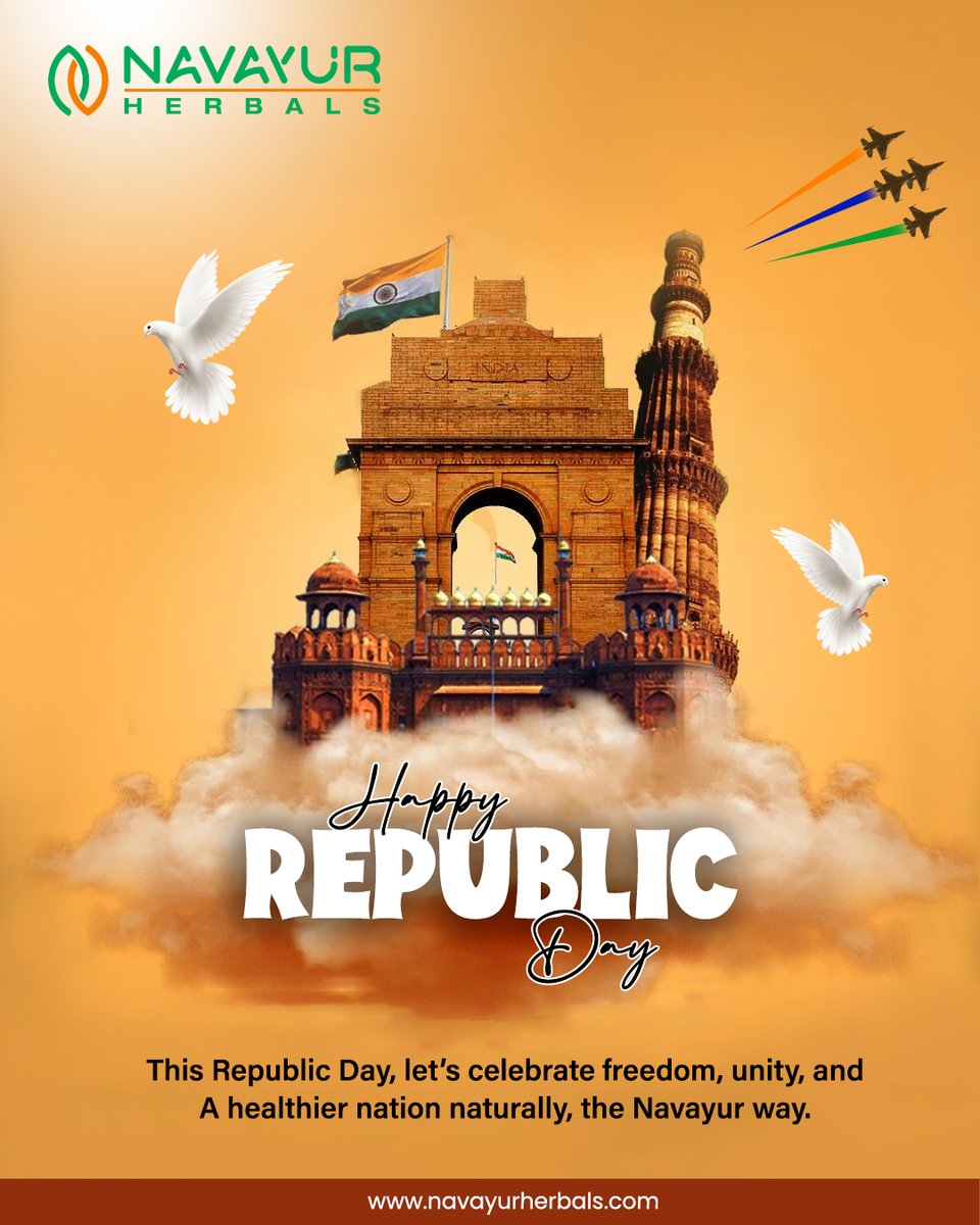 NavayurH's tweet photo. 🧡🤍💚 On this special day, let's honor our Constitution and the heroes who made India a sovereign republic. Happy Republic Day! 🧡🤍💚
#RepublicDay2026 #IndianConstitution #JaiHind #ProudIndian #RepublicDayIndia #TriColor #VandeMataram #PatrioticPride #India #UnityInDiversity https://t.co/HBrKVKNeNa