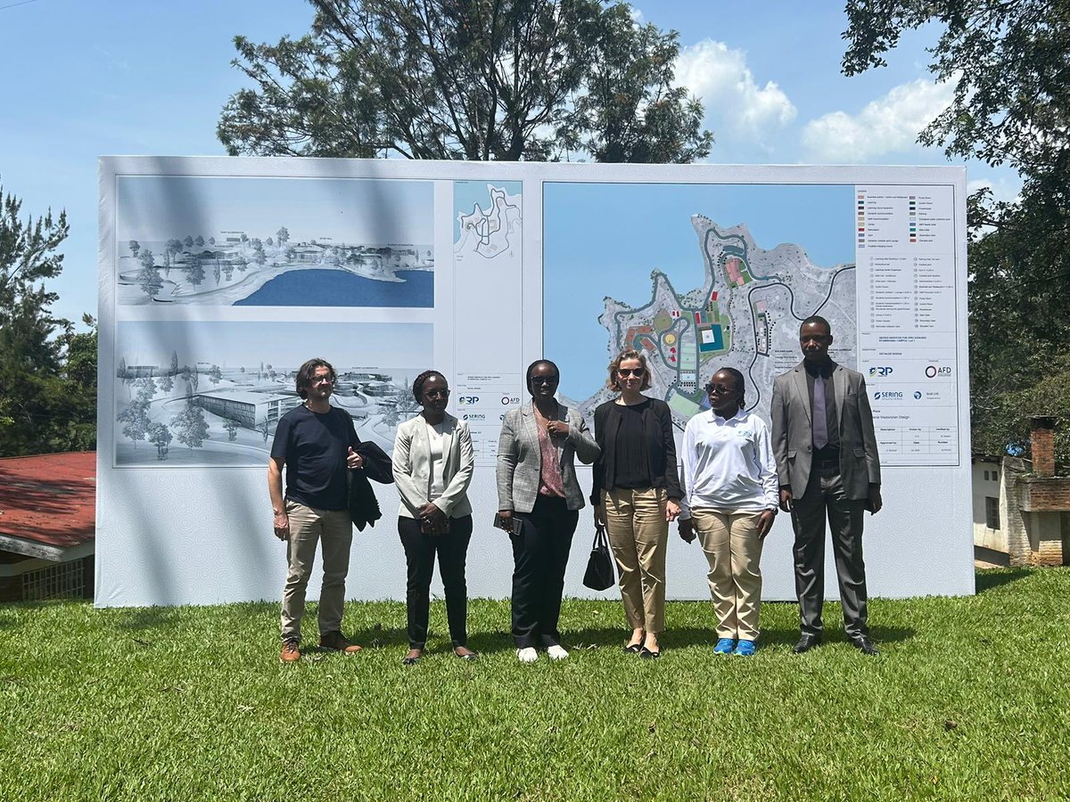 AurelieRG's tweet photo. In beautiful Karongi for two days : meeting with authorities @RwandaWest,@KarongiDistr , visit of Rwanda Polytechnic @RwandaPolytec Karongi college supported by @AFD_France . TVET is a priority of @ambafrancerwa #FranceRwanda https://t.co/TJPK1p5GMM
