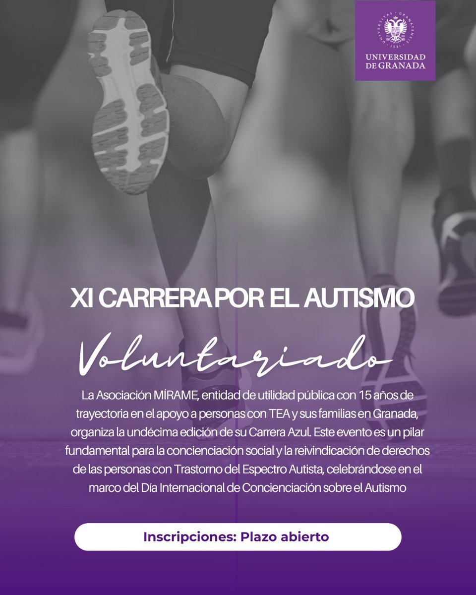 <a href="/MirameTEA/">Asociación Mírame</a> <a href="/FAlbihar/">Fundación Albihar</a> 💙 Continúa...
Ofertas de esta semana👇

🔹 Ocio y tiempo libre: Casa Familiar Dr. Juan Segura
🔹 Prescripción social: Guía cultural <a href="/Granada_ph/">Proyecto Hombre Granada</a> 
🔹 XI Carrera Azul por el autismo <a href="/MirameTEA/">Asociación Mírame</a> 

🙌 Todas las ofertas disponibles en viics.ugr.es/areas/accion-s…