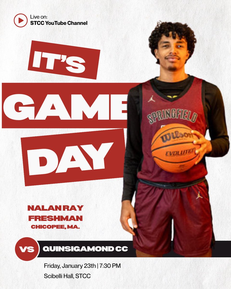 STCCMBB's tweet photo. 🐏 GAMEDAY
📅 Friday , January 23, 2026
⏰ 7:30 PM
🆚 Quinsigamond *
📍 Address: One Armory Square, Springfield, MA 01105
📺 Livestream https://t.co/27nUkFo9GS https://t.co/Vlvbujr7Jg