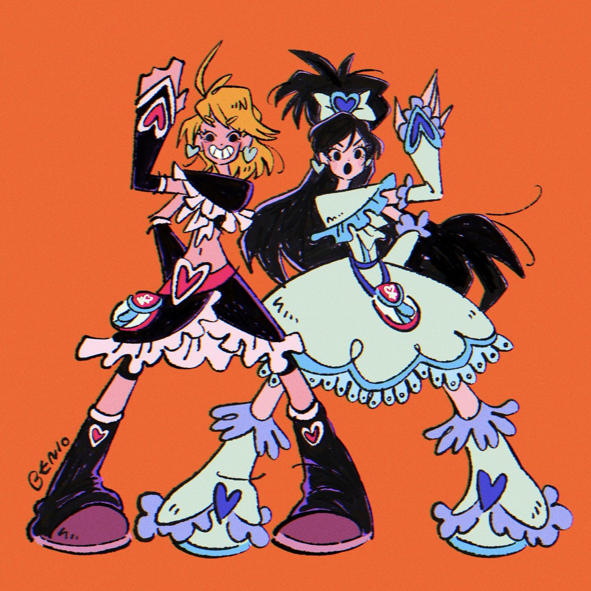 popopo2017's tweet image. 私の数少ない誇りのひとつ
プリキュアは初代世代