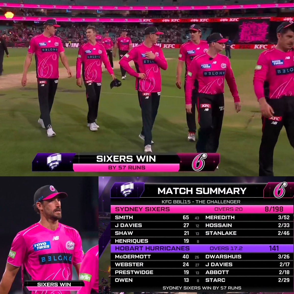 Shebas_10dulkar's tweet image. After dropping Babar Azam from Team.

Sydney Sixers have stormed into the BBL Final, by defeating defending champions Hobart Hurricanes by 57 runs.

Now, top Two most successful teams in BBL history Will face eachother in finals 

Perth Scorchers (5 times Champions)
vs 
Sydney…