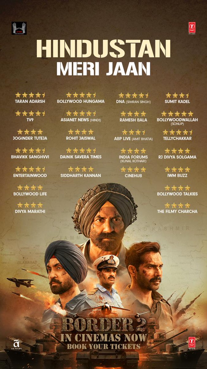 samShinde01's tweet photo. Phone pe dekhna gunaah hai 😤
Yeh film sirf BIG SCREEN ke liye bani hai 💥🇮🇳
Respect the cinema. #Border2Review https://t.co/vNIOcXSB7f