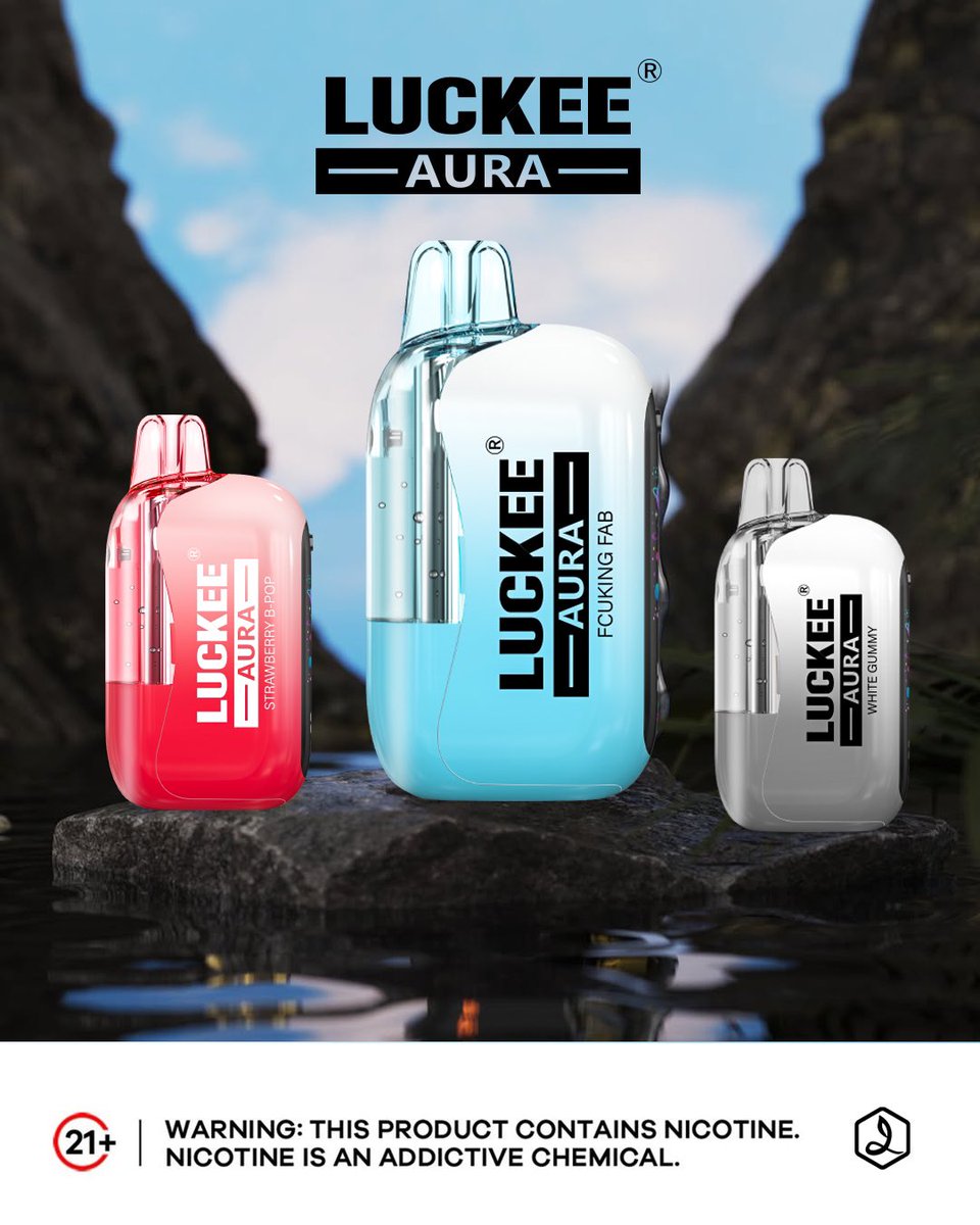 🔥 LUCKEE AURA is here. 🔥

Up to 50K puffs in Normal Mode 💨
Switch to Boost Mode for extra power ⚡
🎛️ Adjustable airflow
🔥 Dual mesh coil = pure, smooth flavor
🔋 850mAh battery + Type-C fast charge
🧼 Visual Oil tank design
🌈 20 flavors to choose from