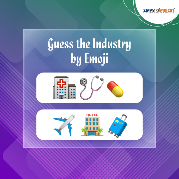 Time for a brain teaser! 🧠🔍

Decode the emojis to guess the industry 🧩🕵️‍♂️. Drop your answers in the comments 💬 and tag a friend to see who gets it right first! 💡

#EmojiChallenge #BrainTeaser #GuessTheIndustry #ZippyOpinion #EarnOnline #PaidSurveys #ZippyCircle