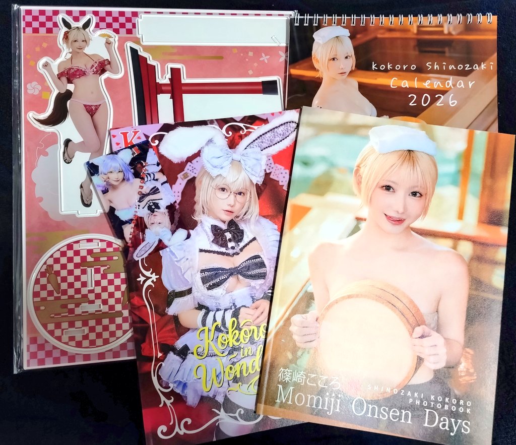 篠崎こころちゃんの冬コミ新刊セットが届きましたദ്ദി˶ｰ̀֊ｰ́