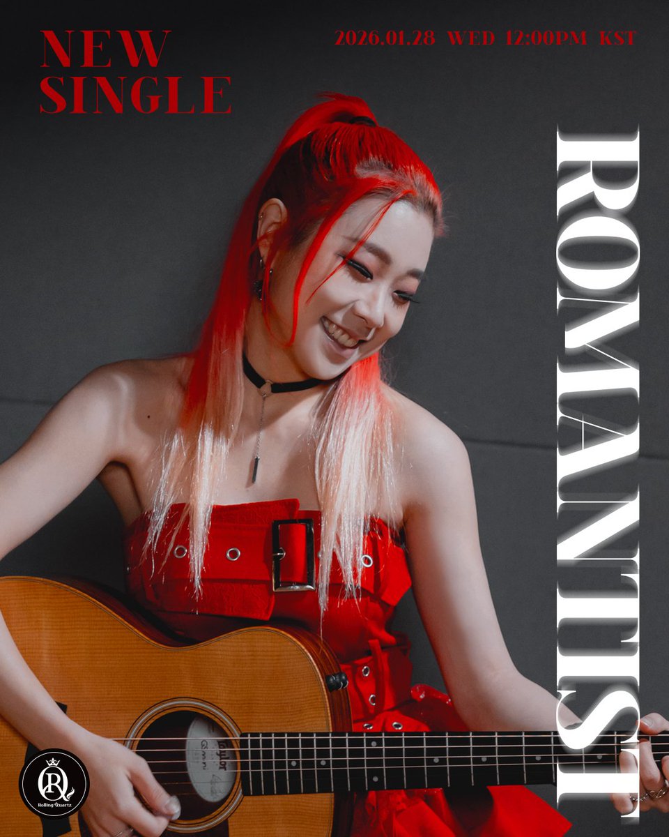 Rolling_Quartz's tweet image. D-5 New Single... 
Romantist 로맨티스트
2026.01.28 12pm kst 💎❤👑