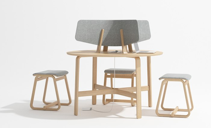 The evolution of the wonderful Theo Chair, the THEO Workhub offers a contemporary solution for open-plan offices, providing semi-private space perfect for hybrid working...

#interiors #furniture #design