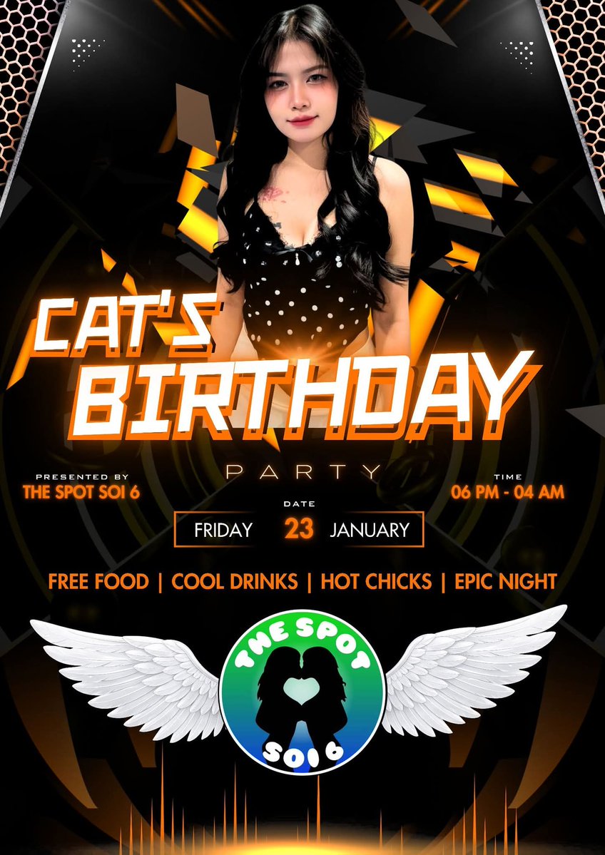 Codeman18106's tweet image. Cat's Birthday Party just started so come on down &amp;amp; join our gorgeous girls in the celebration tonight here at The Spot Soi 6 💚 #pattaya #Pattayagirls #pattayanightlife #Thailand #thailandgirls #thailandnightlife #Soi6 #soi6pattaya #soi6bars #TheSpot #asiengirls