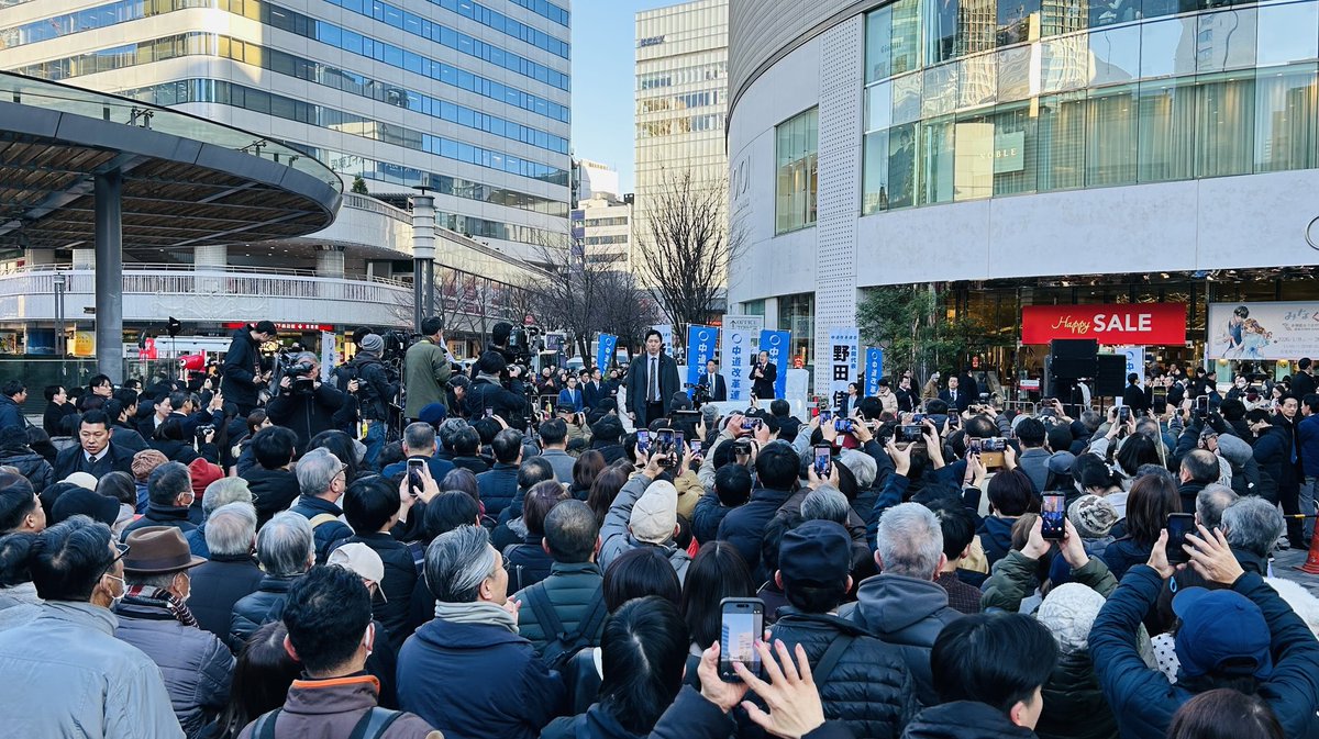 saitotetsuo's tweet image. 本日、衆議院が解散されました。

そして先ほど、『中道改革連合』（略して『中道』）として初めての街頭演説を終えました。

昨日結党したばかりの私たちにとって、
今日が、国民の皆様に直接思いを届ける最初の日となりました。

私は本日の解散について、率直に申し上げました。…