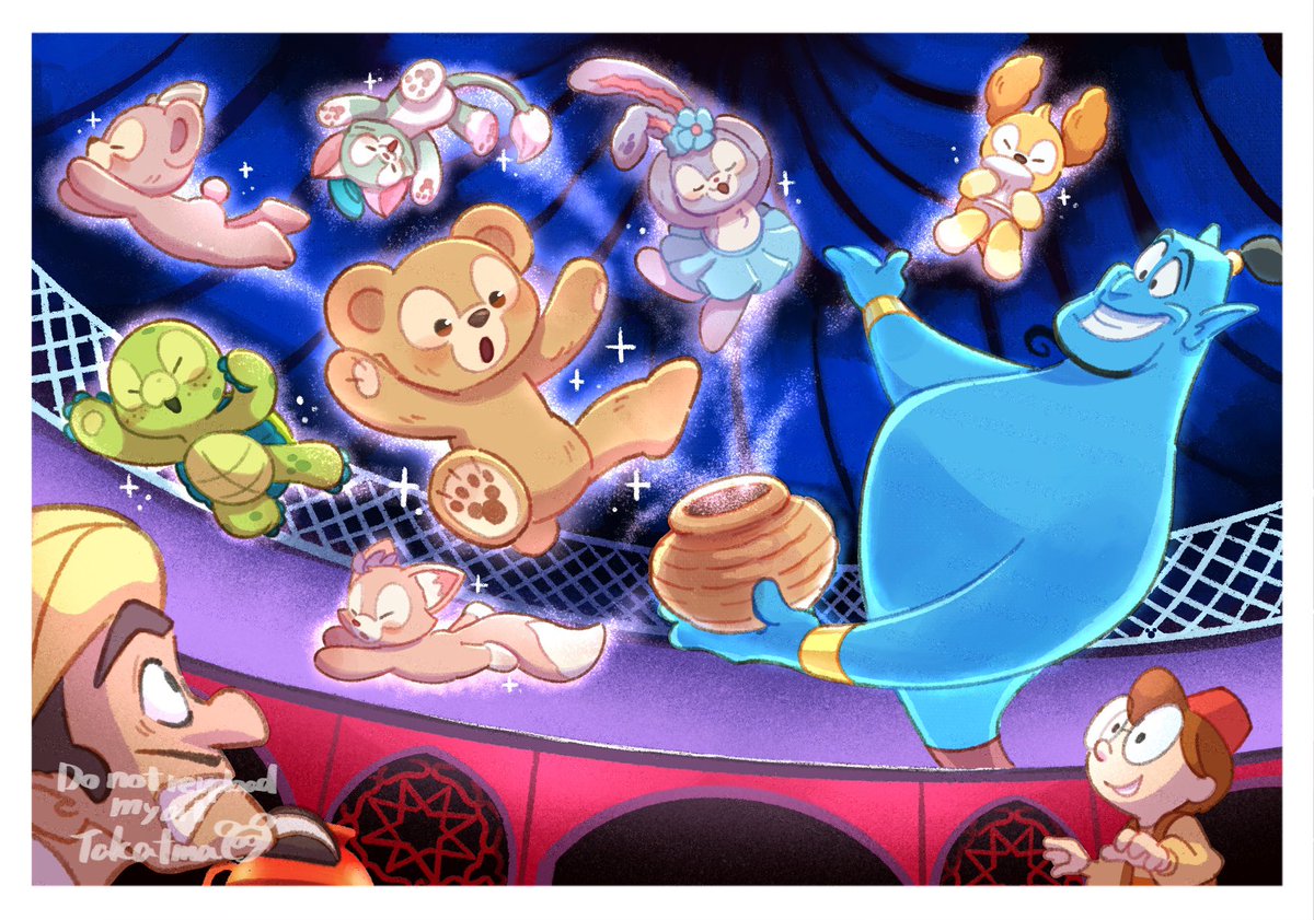 ディズニーシー　ダッフィー&フレンズ ダッフィー&フレンズ、ディズニーシーのたび〜 マジックランプシアター🧞💫