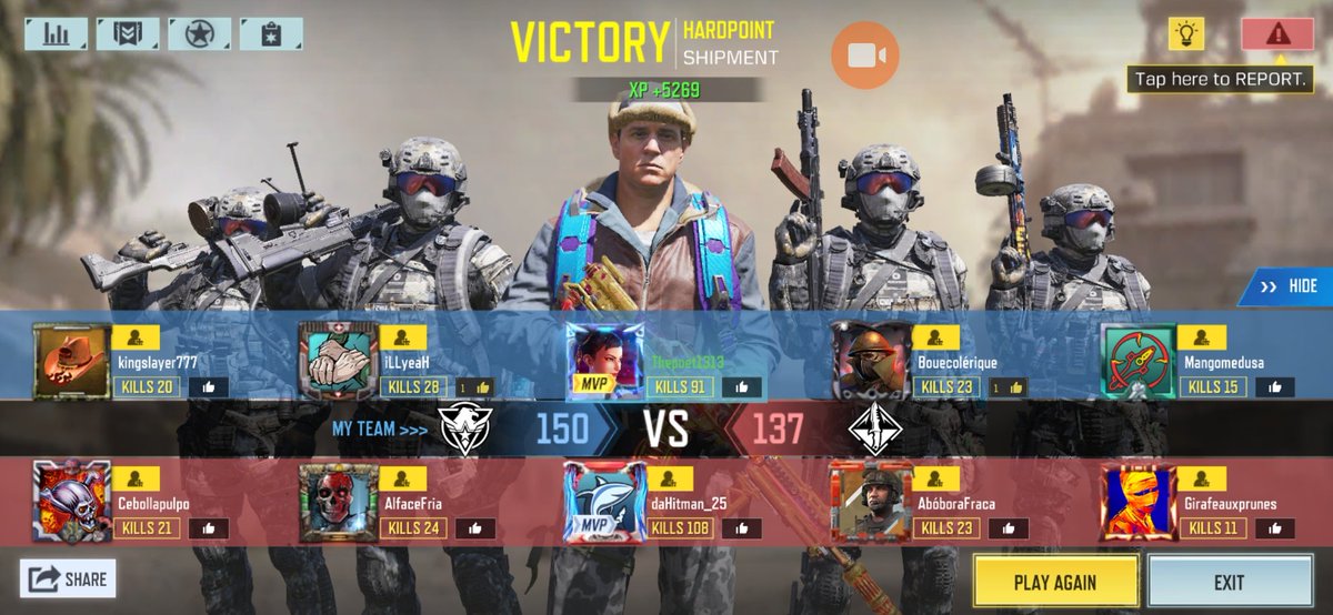 edwinpierrot13's tweet photo. You know your being poetic online, when you set a new Elimination record for @PlayCODMobile picking up 91 kills on #Shipment and getting the W too.
@CallofDuty
#callofduty #CODMobile #callofdutymobile #COD #gaming #onlinegaming #gamer #gameon #Hardpoint https://t.co/DwrqOLUm6u