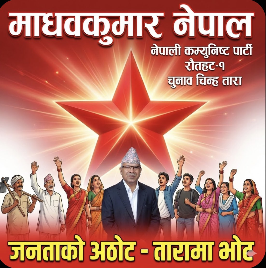 Madhav Kumar Nepal (@ncp_madhavnepal) on Twitter photo 
