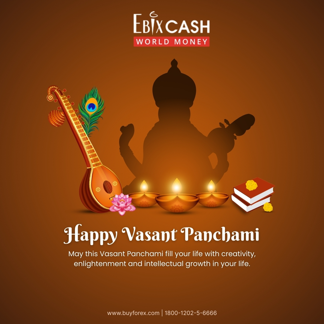 EBIXCASH_WM's tweet image. On this auspicious occasion of Vasant Panchami, may knowledge guide your path, creativity flourish, and wisdom lead you toward growth and clarity.

Wishing you a blessed and meaningful Vasant Panchami 🪷

#VasantPanchami #SeasonOfWisdom #FestiveGreetings #EbixCashWorldMoney