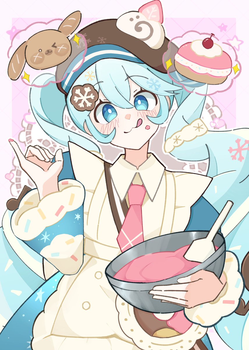 パティスリーちゃん🍩🍰✨
#雪ミク2026