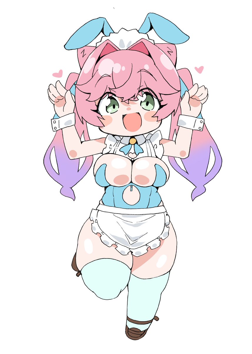 【よその子デフォルメ】
バニーなメイドちゃん🦀 