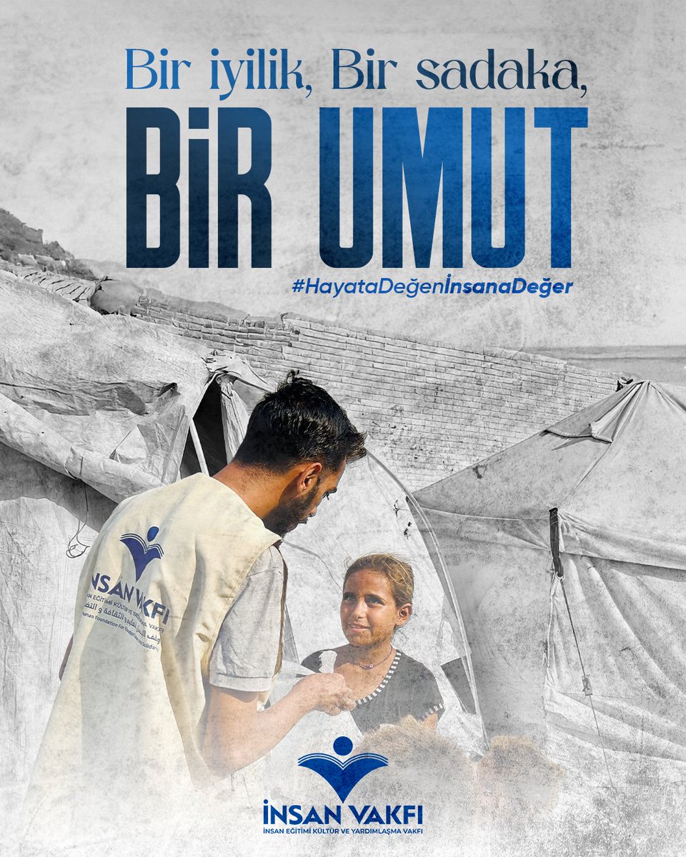 📌 En zor anımızda imdadımıza yetişen şey, ömrümüz boyunca değeri asla unutulmayacak güzel bir hatıraya dönüşür. 

 İsrail’in silahlarıyla öldüremediği Gazzeli çocukların yaşaması için yapılan her yardım da insanlık tarihi için unutulmayacak değerde! ✨🕊️