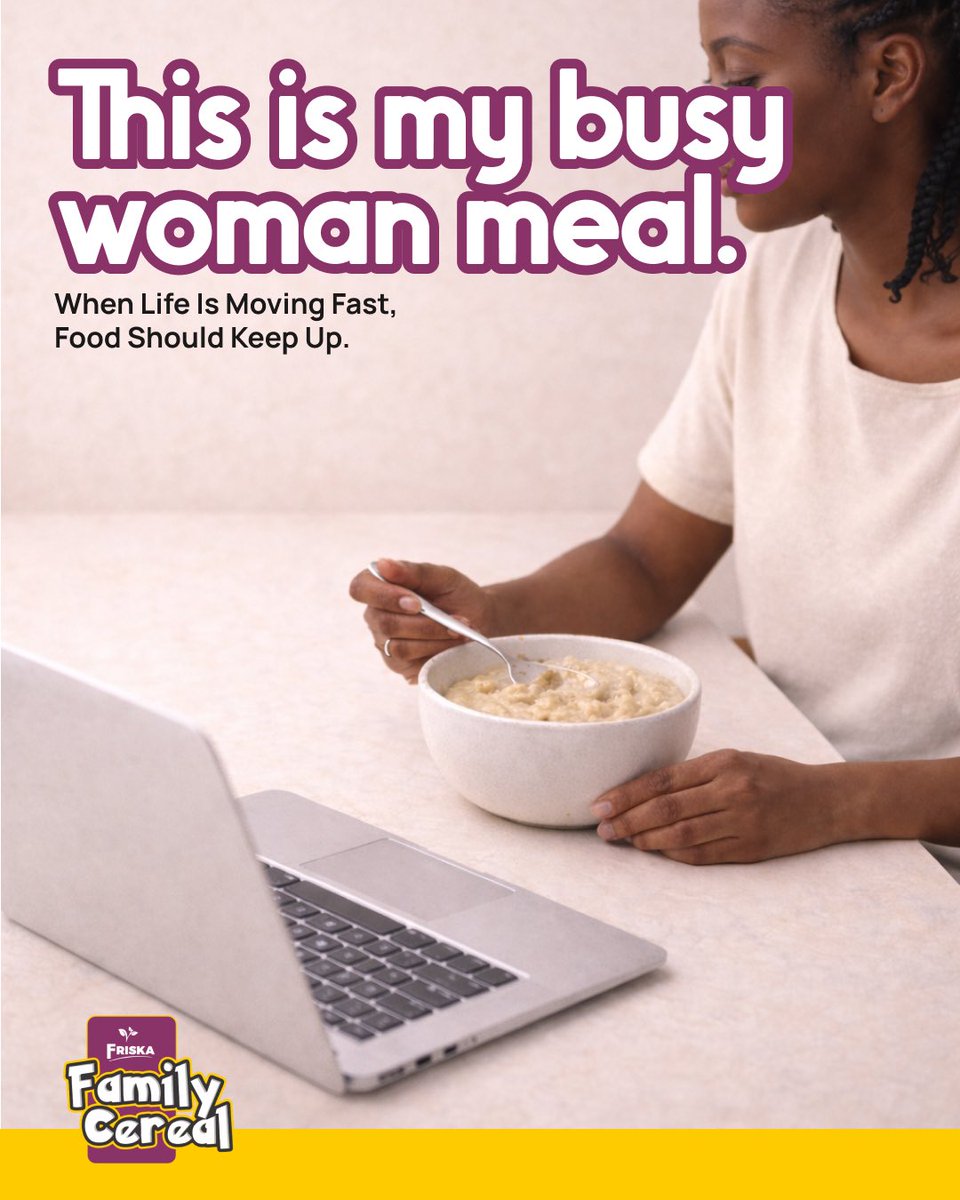 friskaLife's tweet photo. Some meals aren’t aesthetic.
They’re practical.

They fit into meetings, deadlines, long days, and tired moments.
They don’t demand energy,they give it.

Friska Instant Cereal understands that version of life. https://t.co/0XEhIF77Ak