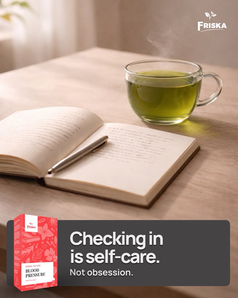 friskaLife's tweet photo. Paying attention to your body doesn’t mean something is wrong. 

It means you care. Whether it’s checking your BP, watching sugar levels, or noticing how you feel after meals, awareness helps you stay ahead. 

Gentle support makes consistency easier. https://t.co/SHJJ5mQpdd