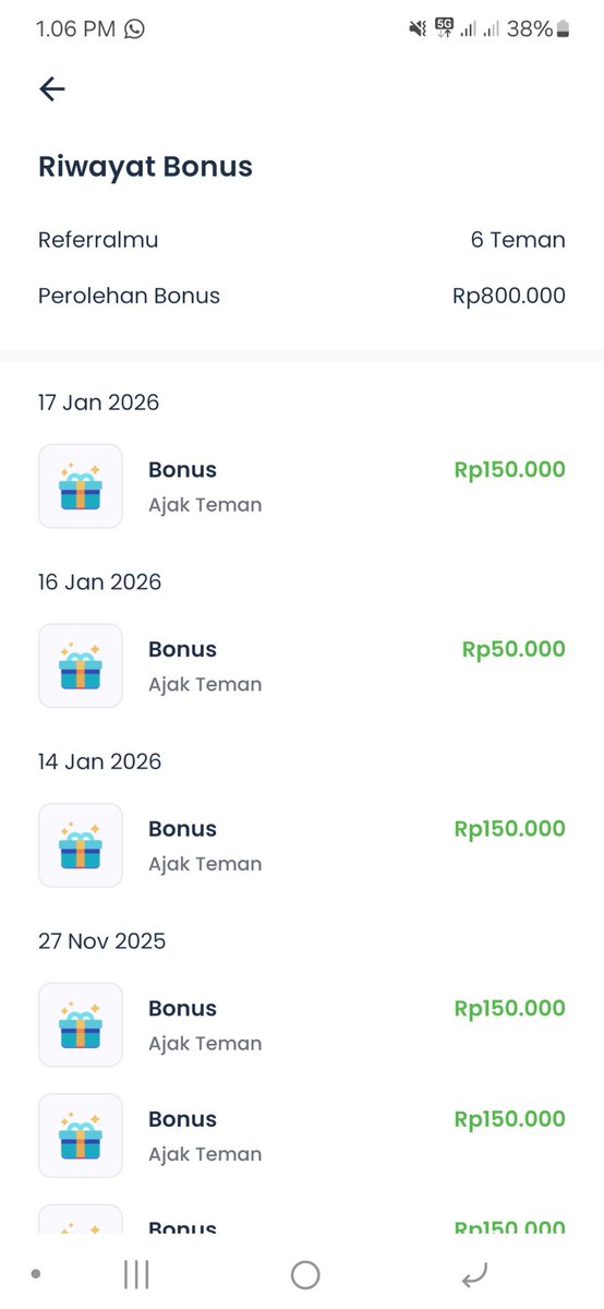 nichotracker's tweet image. 🔥 CUAN GEDE DI BANK KROM! 🔥
💰 Mau Bonus Rp50k (Nabung Rp300k)
💰 Mau Bonus Rp150k (Nabung Rp2Jt)
​Buka rekening, Wajib pakai Kode Referral: NICOGUL0
Dijamin CAIR !!!
​GAS! ➡️ [krom.id/referral/?code…]
 #NabungCuan #PromoBank #Cuan #BonusSaldo  #BebasBiayaAdmin#CuanSetiapHari