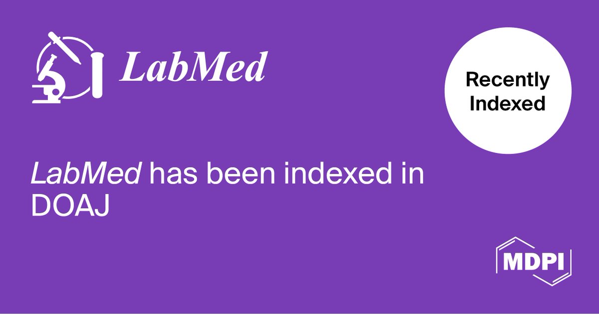 LabMed MDPI tweet media