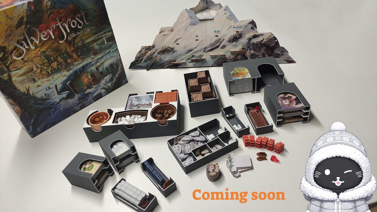 TinkeringPaws's tweet photo. Everdell Silverfrost

Bring the frost to your table! ❄️ Inspired by snowy peaks, our exclusive grey &amp; white Silverfrost edition is a must-have for your next winter adventure in Everdell.
coming soon. https://t.co/PvN1TZBlDC