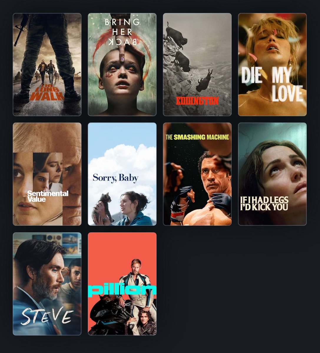itsfrancis45's tweet image. updated top 12, on the right are ones i still need to see #filmtwt