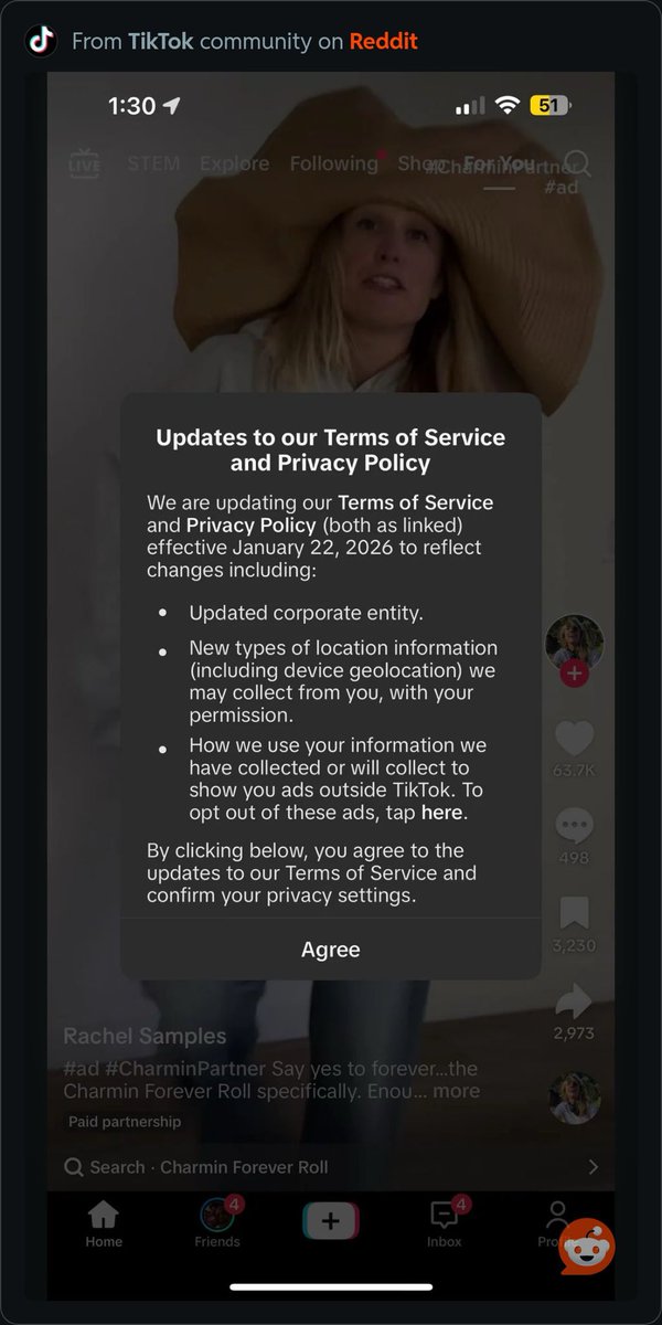 GEEDEEzNutz's tweet image. NO ONE is talking about Tiktok’s latest update on their terms and services

-tracks your citizenship/immigration status 
-Religious beliefs 
-mental and physical health diagnosis  
-your race 
-if you’re TRANS or NONBINARY 
-sexual preferences and orientation