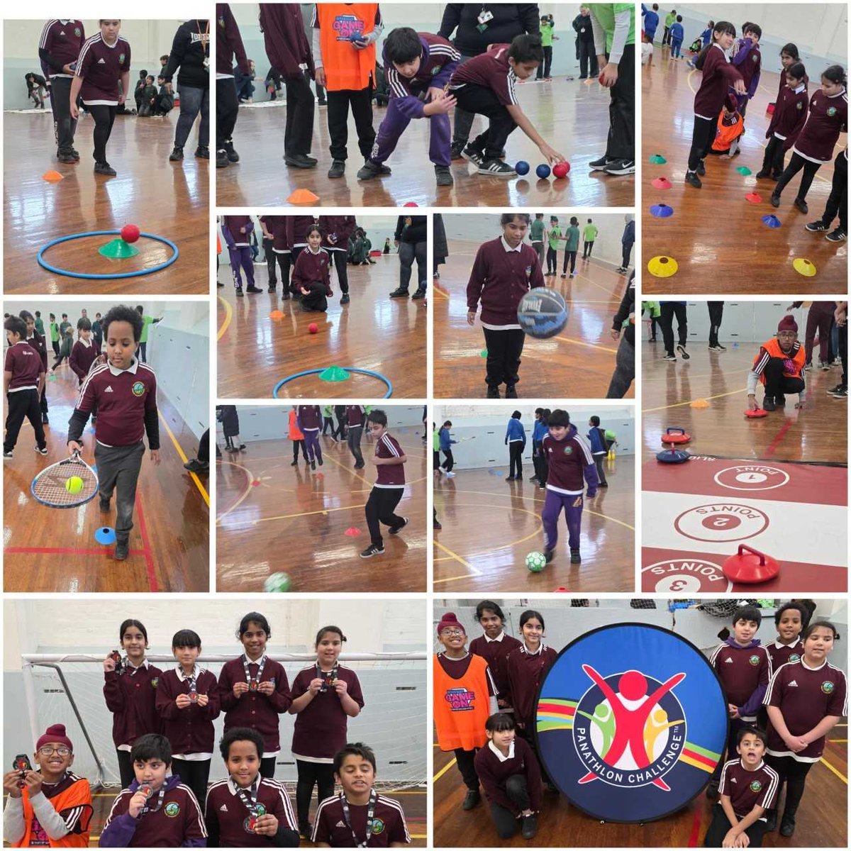 FeatherstonePr2's tweet image. Well done to #TeamFeatherstone #KS2 #Panathlon team @FHSSchoolSport competition 🏅 #PESSPA skills developed and new skills found! #SportForAll Amazing @YourSchoolGames values shown throughout #teamwork #selfbelief