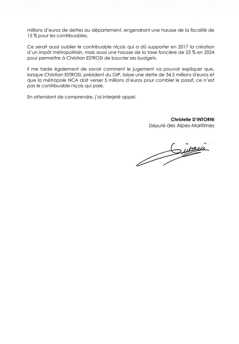 J’ai été condamnée pour diffamation pour avoir dénoncé l'opacité du GIP.

Il me tarde de lire la motivation du tribunal.
Comprendre un jugement ce n'est pas lire qui gagne,c'est mesurer ce qu'il autorise, ce qu'il interdit &amp; ce qu'il consacre.

Faute de comprendre j’ai fait appel