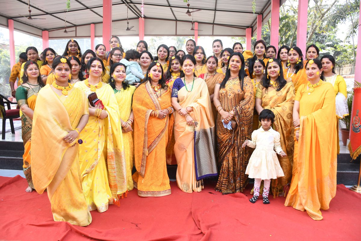 On the occasion of Basant Panchami, Saraswati Puja was organised at SHQ SSB Rangia. Sandiksha President Smt. Minu Rana,Sandiksha members  SHQ and 24th Battalion participated. Drawing and Rangoli competitions for children were also conducted. The programme concluded successfully.