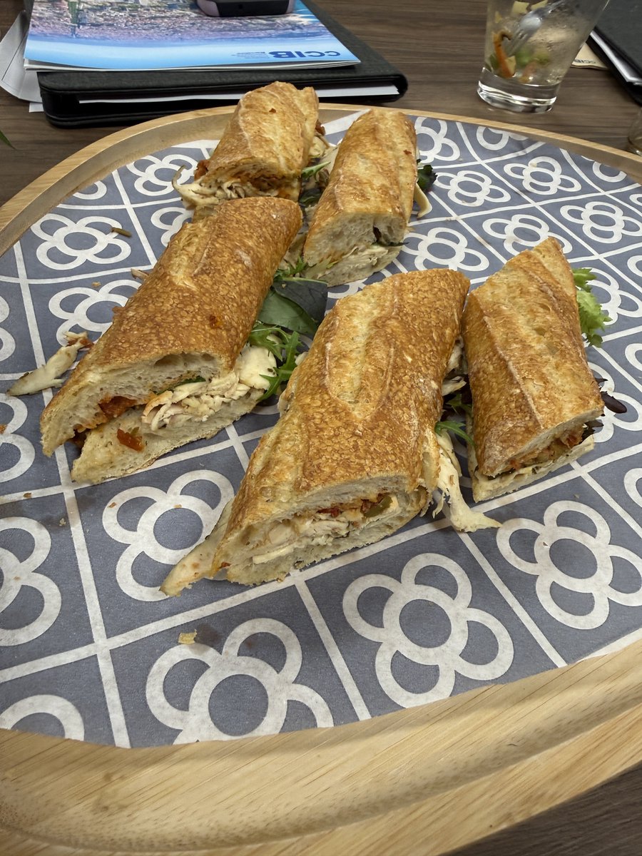 awsaxton's tweet photo. Wow! Blown away by the food sampling at the convention center. Imagine one of the lunches with this. Everything was great! #fabfood #fabconeu https://t.co/UVsWBxJzvT