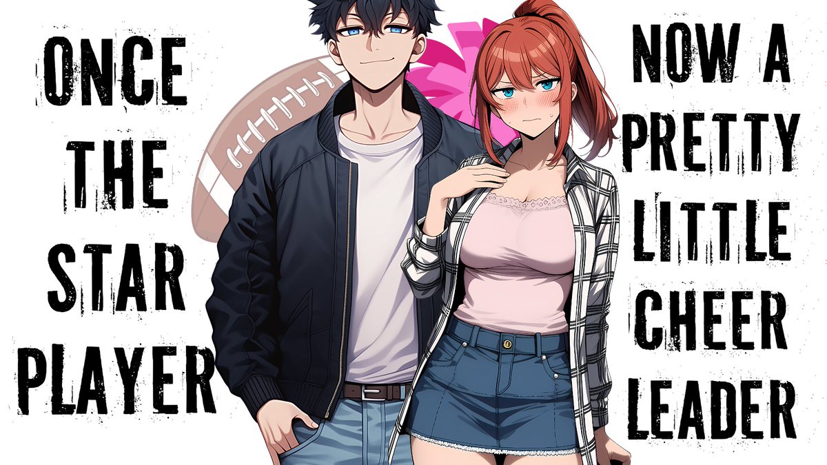 Once the Stare Player (and a bit of Jerk) Chad finds himself Switched. Now Cheryl, he finds himself a Pretty cheerleader, now teased by the girl he likes. 
patreon.com/posts/chad-2-c… 
Part 1 or 3 on Patreon now
#genderbend #genderswap #bodyswap #bodyswitch #feminization #tgtf #m2f