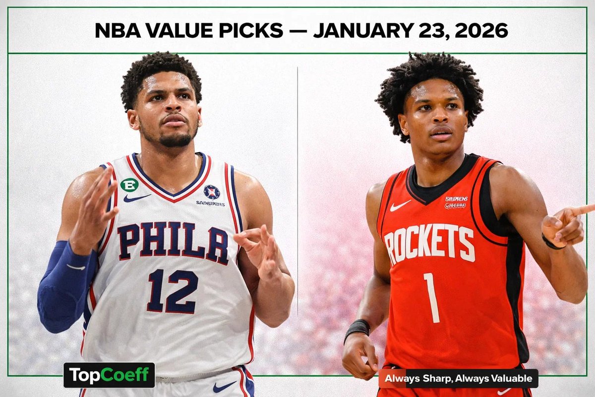 TopCoeff's tweet photo. 🔥 NBA Value Picks — January 23, 2026 🏀💰
🏟 NDetroit Pistons vs. Houston Rockets
📌 Bet: Over 217.5
🚀 Full combo of 6 picks 👉
📲 https://t.co/uHU8PnEcmT

#GamblingTwitter #SportsBetting #BettingTips #FreePicks #ValueBets #NBA #basketball #NBAPicks #NBABetting #SportsPicks https://t.co/qFg8ngQFMe