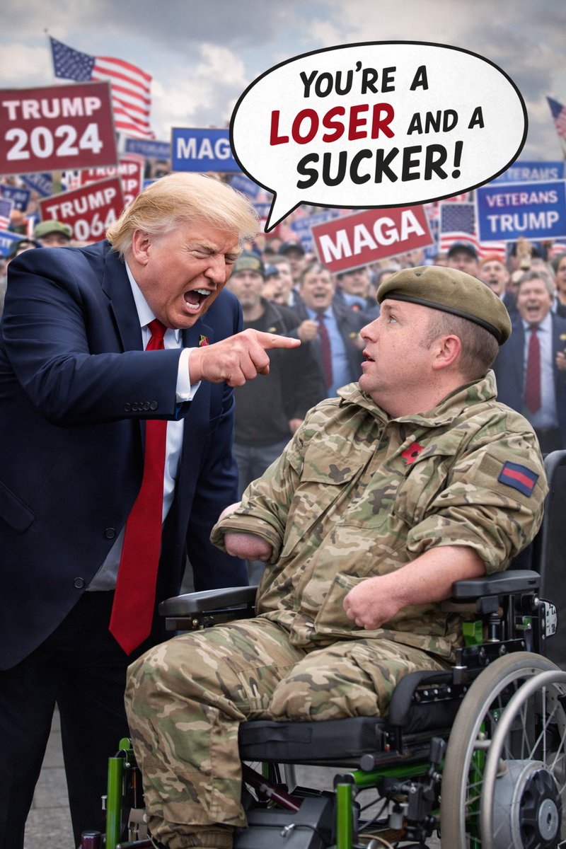 Trump hates our veterans