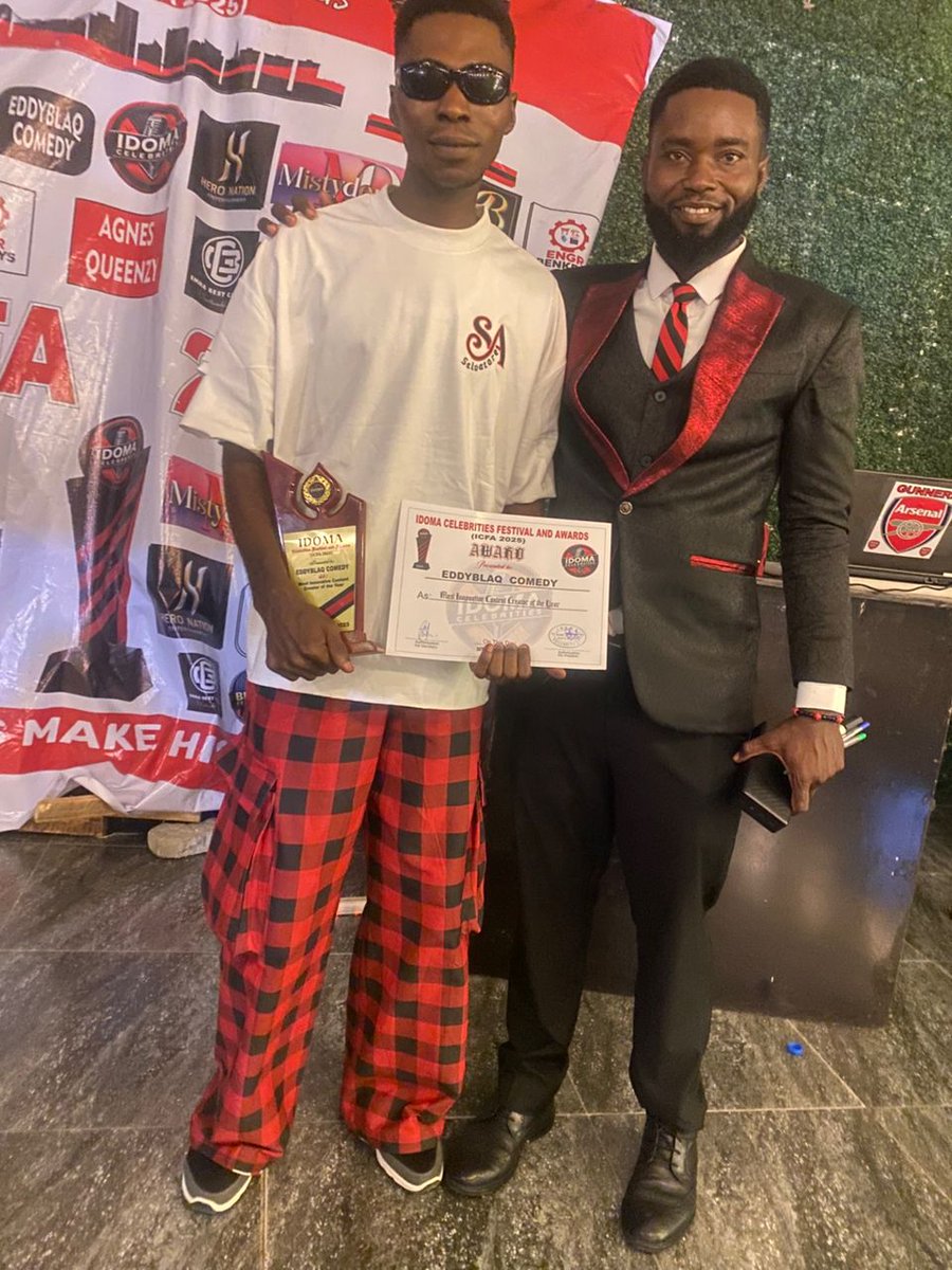 Eddy_blaq1's tweet photo. Congratulations to me GOD DID 🙏 #ICFA #CelebrateAfrika #retweet https://t.co/k8G789IW4K