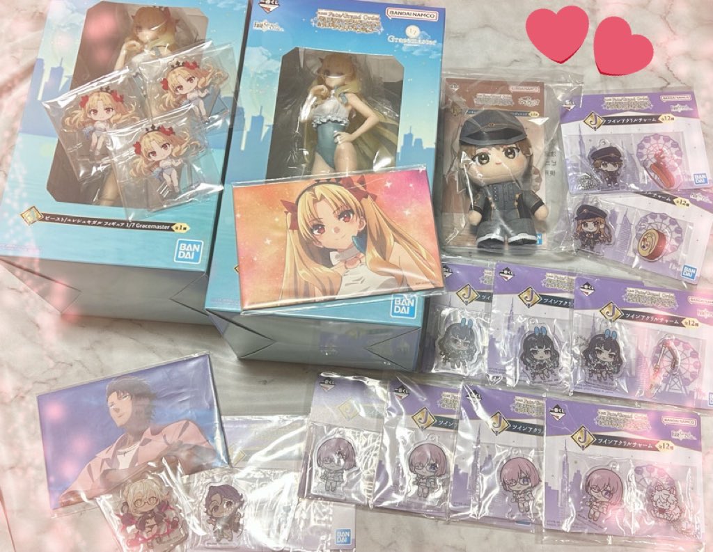 家族の協力もあって、推しがこんなにたくさん…😭💐

今日の神引きの時は挙動不審すぎて、家族からも「不審者だったよ」と言われてしまったけれど、そんな事気にならないぐらい（いや、気にした方がいいけれど…）幸せです……