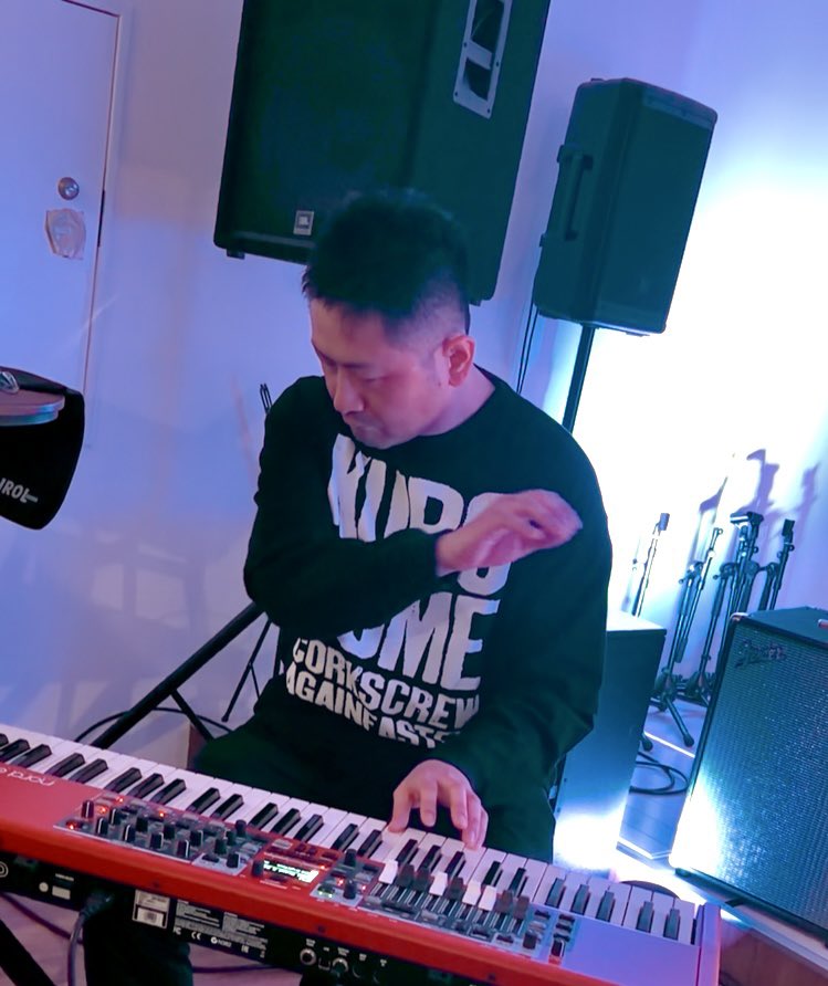 鍵盤を(お借り)してもかわいい