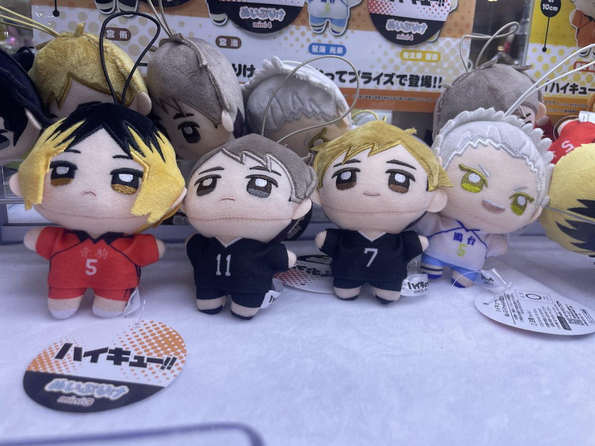 ❣新景品投入情報❣ 【ハイキュー！！ぬいぷりけmini3】【ハイキュー