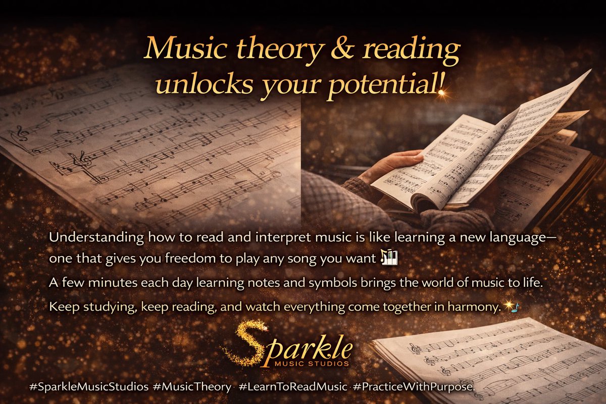 sparklestudios's tweet photo. ✨ Reading music is like learning a new language — and it unlocks everything ✨ https://t.co/7HHsX7zo2a