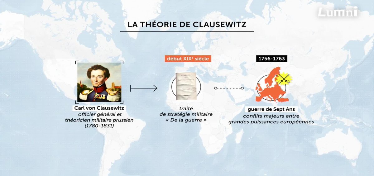 La guerre selon Clausewitz.

Au début du XIXe siècle, le général prussien développe une réflexion afin d’analyser les conflits mondiaux. Cette ressource vidéo permet d’aborder les principes fondamentaux de son modèle et de questionner son actualité.

enseignants.lumni.fr/fiche-media/00…