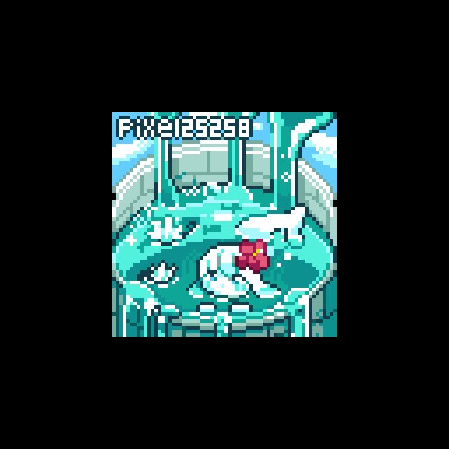 たまには練習で64×64も。二枚目は画像を128×128にして余白を作ったもの。
#ドット絵