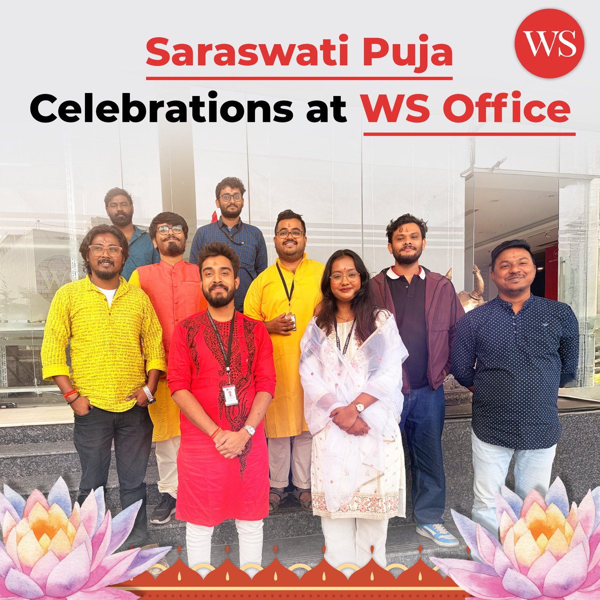 Web_Spiders's tweet photo. Here's a few glimpses from Saraswati Puja celebrations at the WS office...

Because culture and creativity go hand in hand. ✨

#SaraswatiPuja #CulturalCelebration #CreativityInCulture #WSOfficeFestivities #FestiveVibes https://t.co/dieURKNLqC