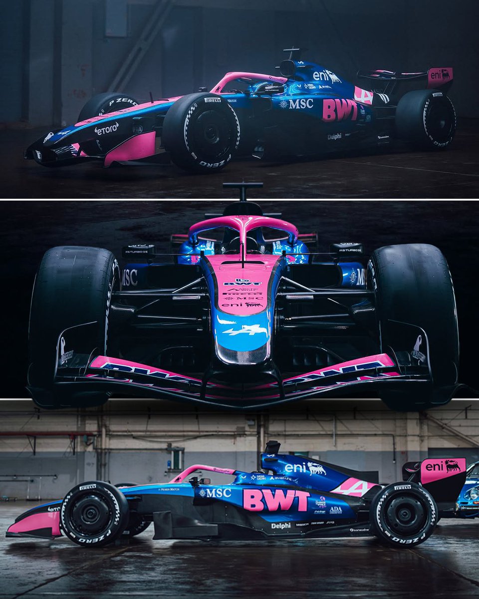 SilverstoneUK's tweet image. The pink returns for Alpine in 2026 💙🩷

#BritishGP | 📸 @AlpineF1Team