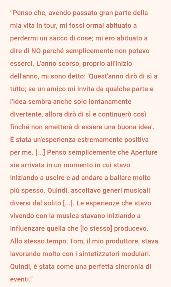 harryitanews's tweet image. 🎙️#NEW: Il nuovo brano “Aperture” analizzato da Harry. Sembra che sia stata una vera svolta in tutto per lui.