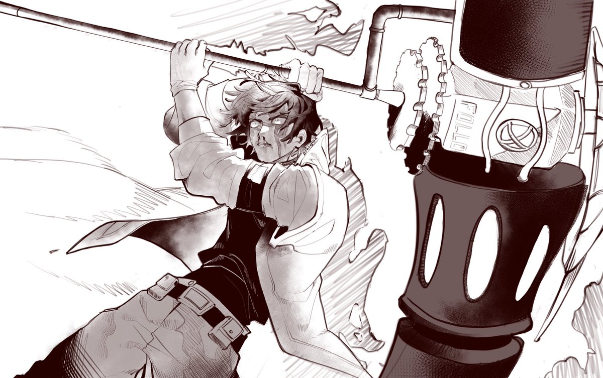 exhosionn's tweet image. he’s so skrunkly 
#GACHIAKUTA