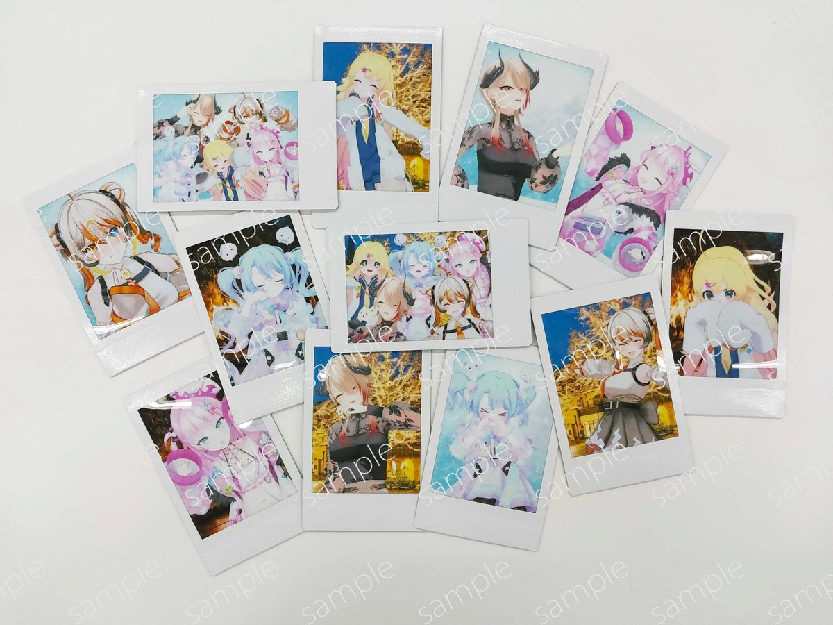 ウィンターランダムチェキ2026 サンプル公開⛄️💕 ＼ #偉雷アマエ #黒