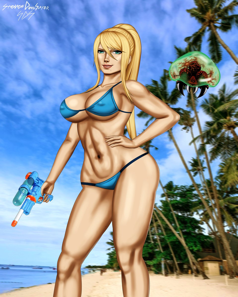 Samus Aran - Zero suit &amp; Bikini

#Samus #MetroidDread #metroid #samusaran #samuszerosuit